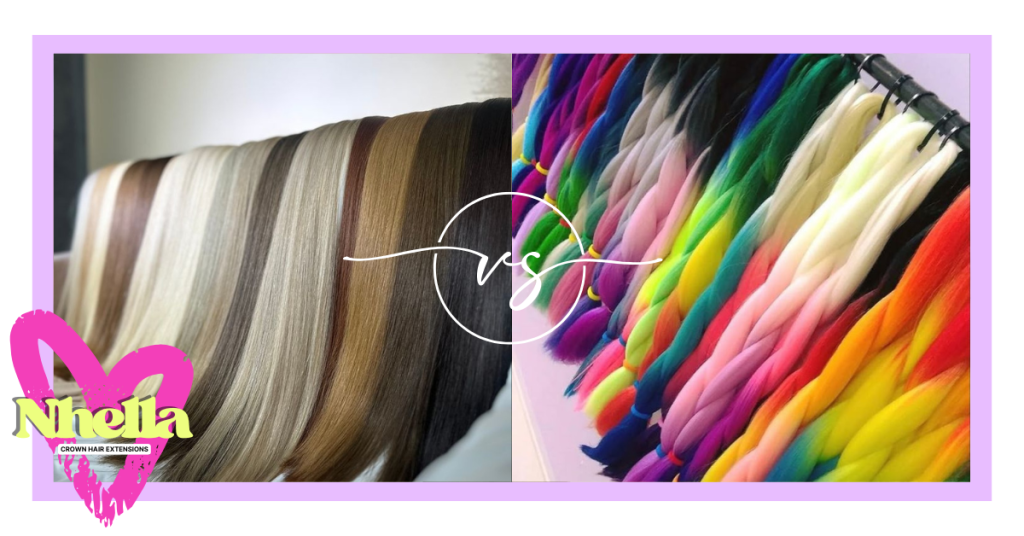 Human Hair vs Synthetic Hair Extensions